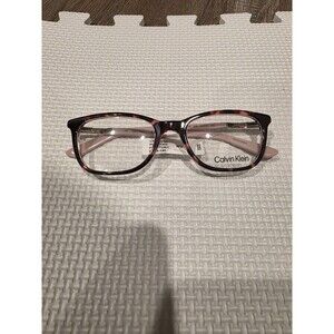 Calvin Klein CK20507 685 Pink Tortoise Eyeglass Frames 52-18-140 NWT